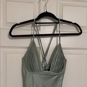 babyboo green maxi dress